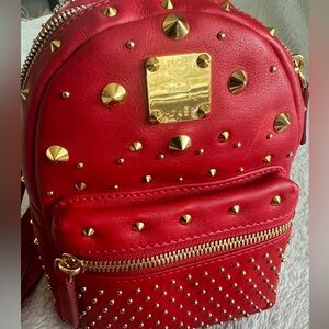 Use MCM mini backpack